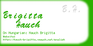 brigitta hauch business card